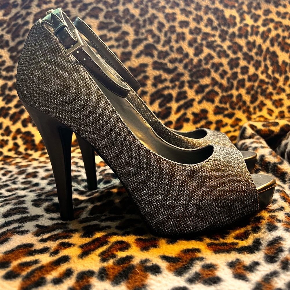 G by Guess platform heels